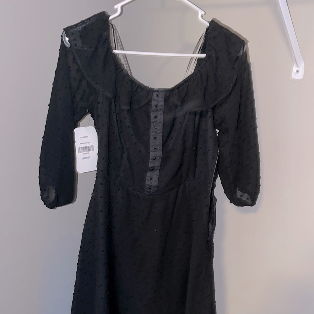 Off the shoulder dress